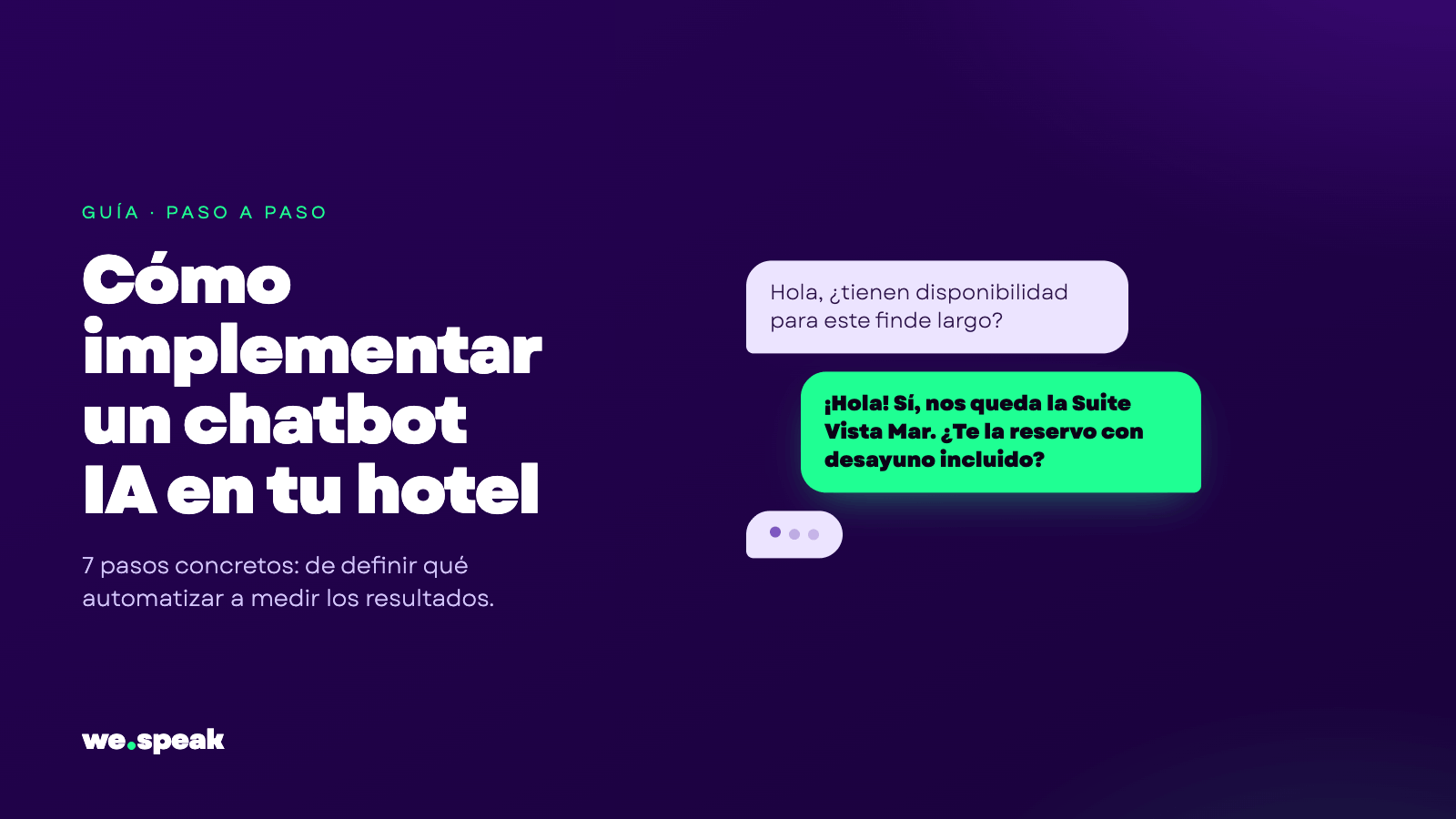 How to implement an AI chatbot in your hotel (step-by-step guide)