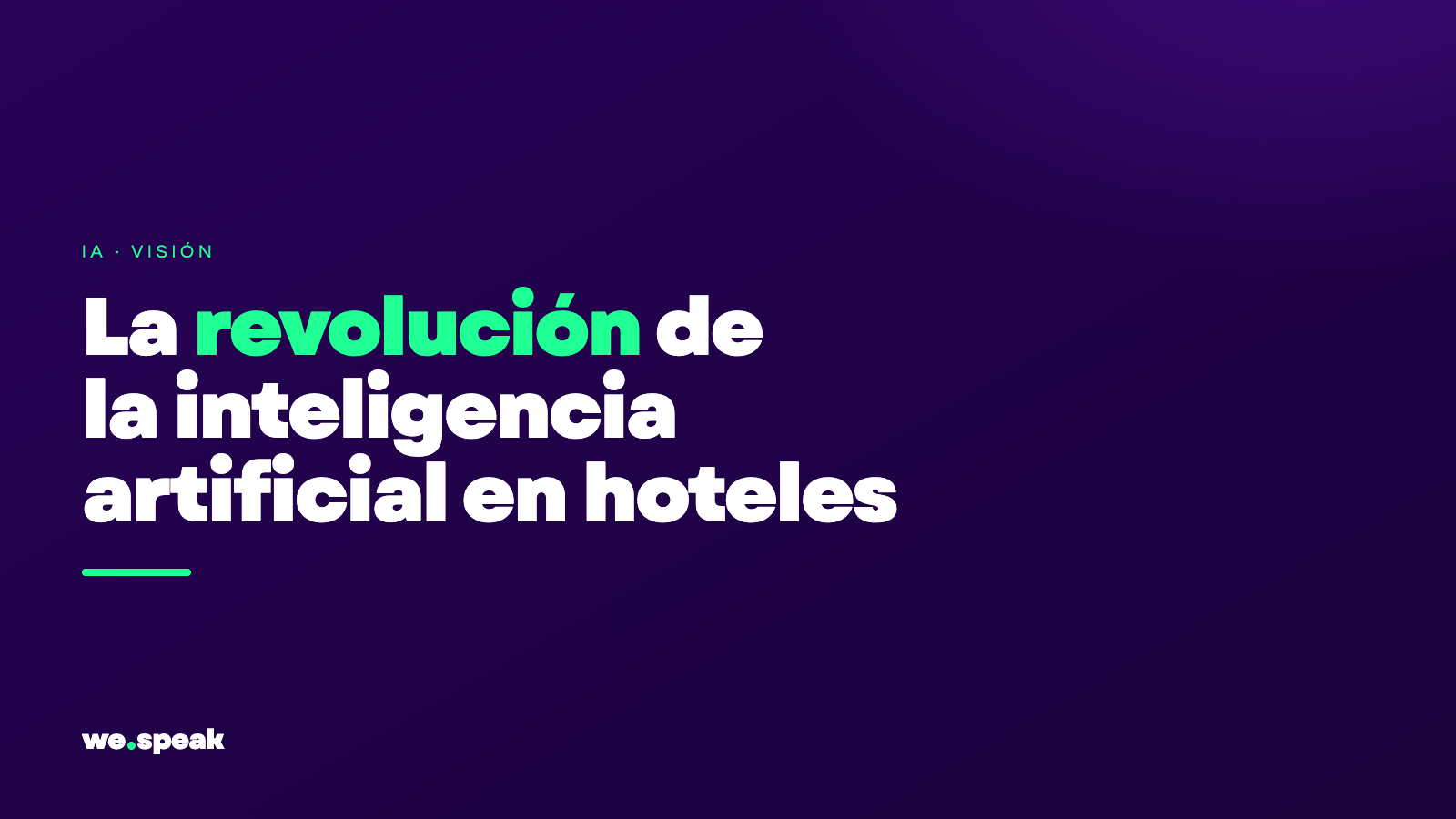 The artificial intelligence revolution in hotels
