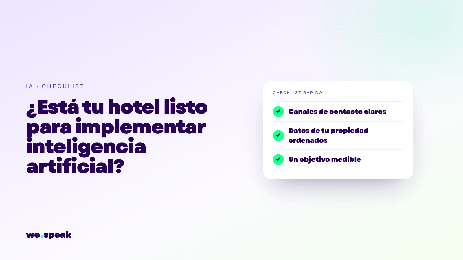 Checklist: Is Your Hotel Ready to Implement Artificial Intelligence?
