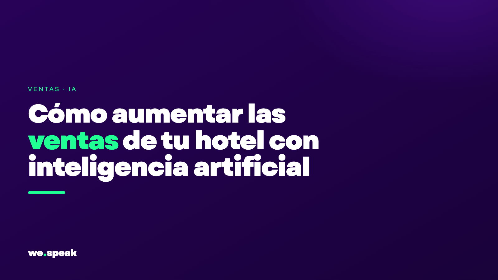 How to increase your hotel's sales with artificial intelligence