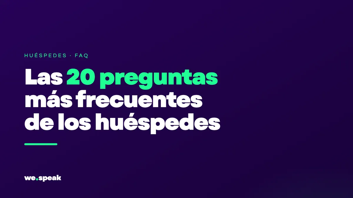 As 20 perguntas mais frequentes dos hóspedes (e como a IA as responde)