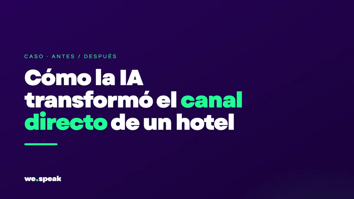 Antes e depois: como a IA transformou o canal direto de um hotel