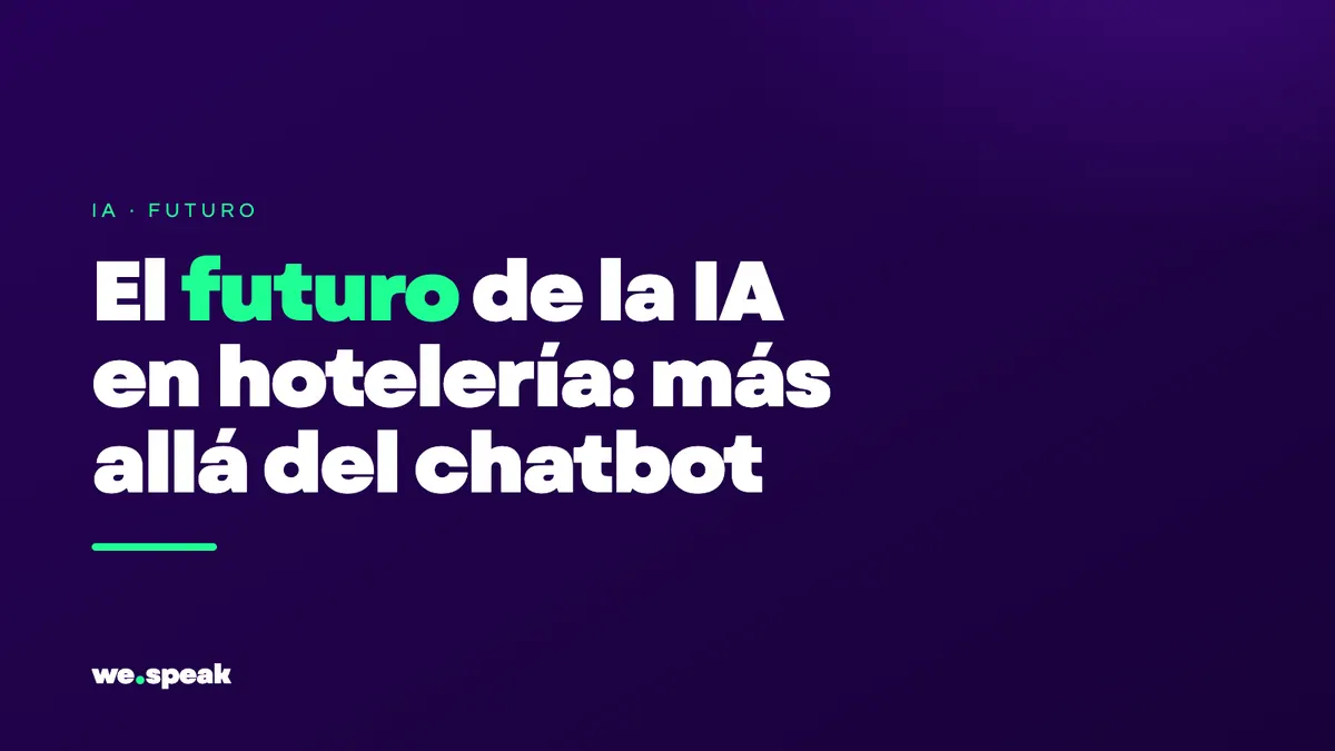O futuro da IA na hotelaria: além do chatbot