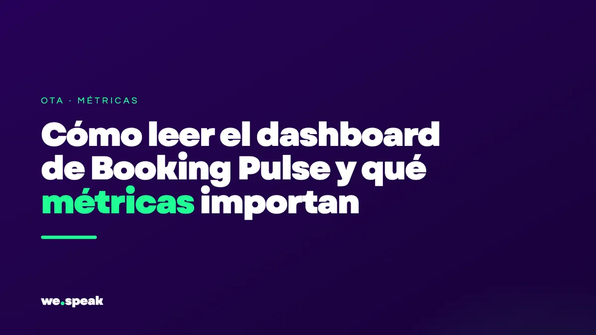 Como ler o painel do Booking.com Pulse e quais métricas importam