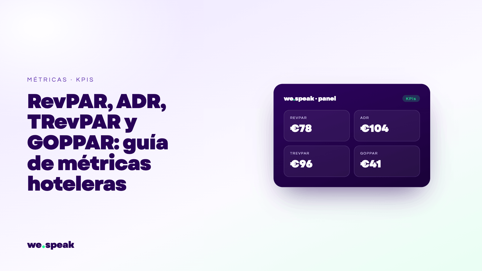 RevPAR, ADR, TRevPAR and GOPPAR: A Hotel Metrics Guide