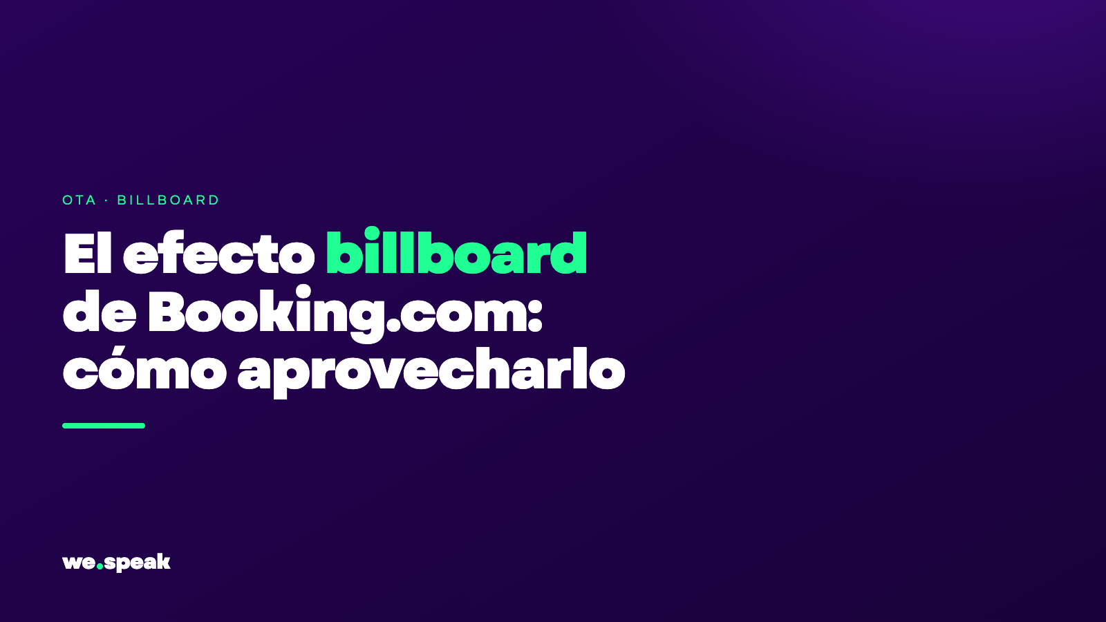 The Booking.com billboard effect: how to use it to avoid paying commission