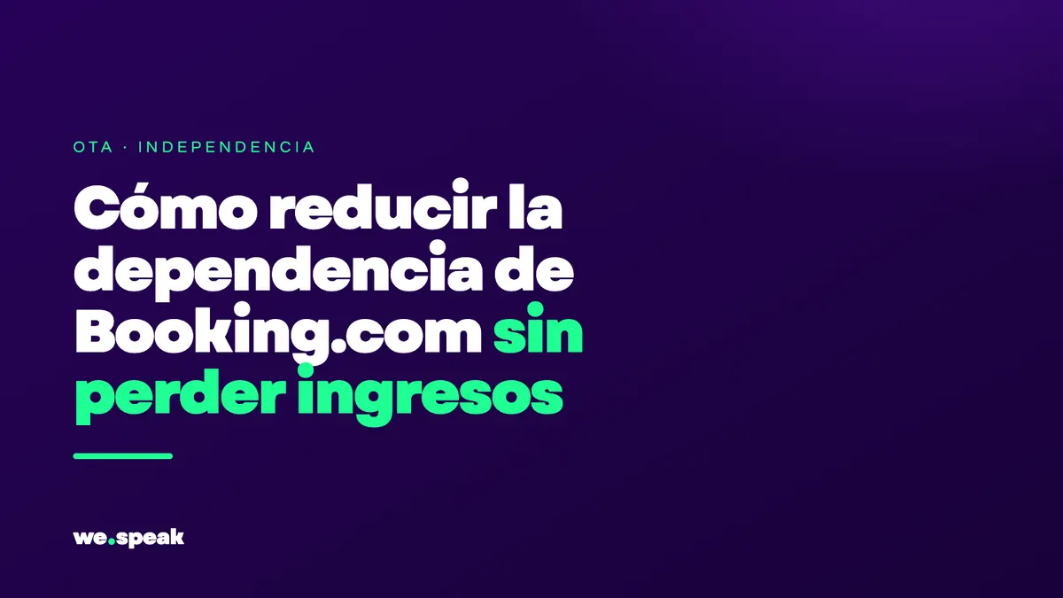Como reduzir a dependência da Booking.com sem perder receita