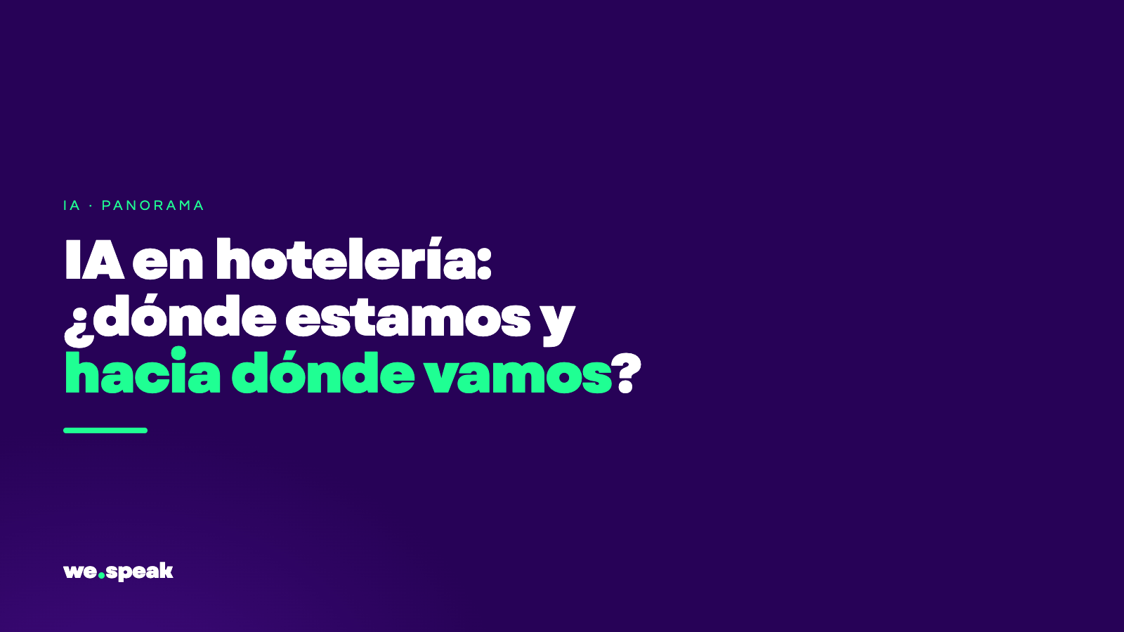 Artificial Intelligence in Hospitality: Where Are We and Where Are We Going?