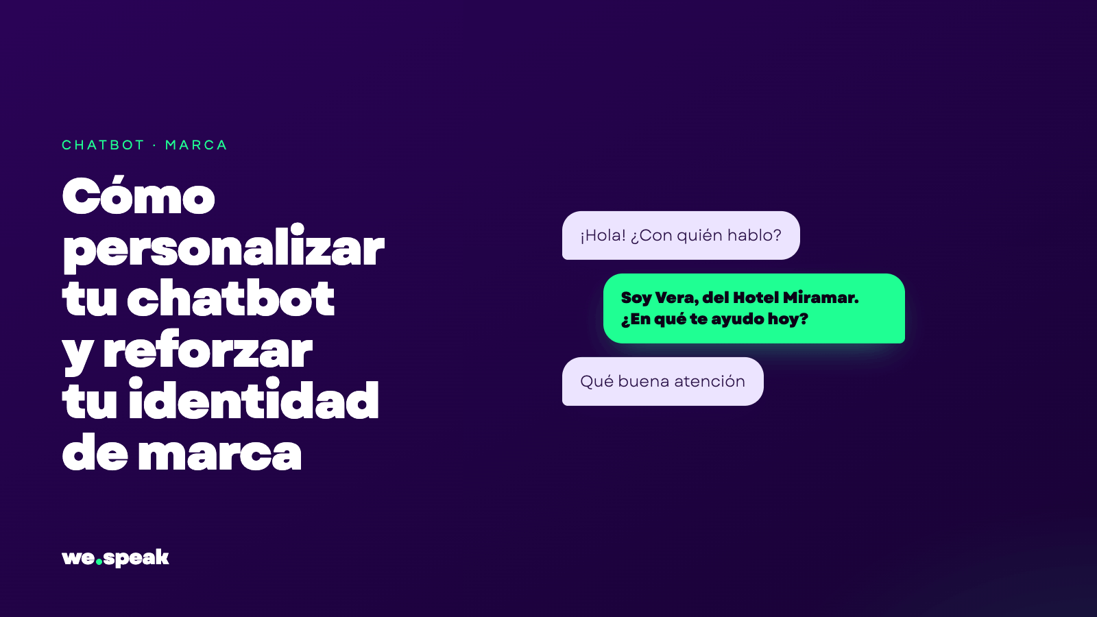 How to personalize your chatbot and reinforce your hotel's brand identity